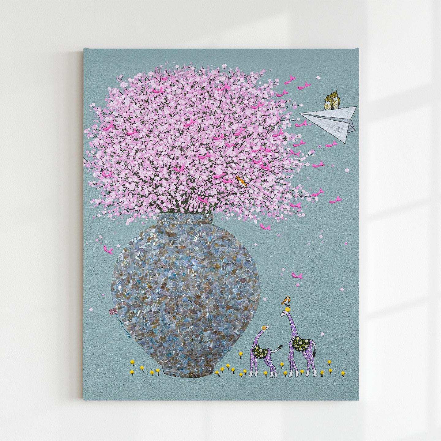 [인메이블] 복들어오는 두요 김민정 작가 19종 01~09번 그림 캔버스 아름다운 행복 인테리어 메탈 액자 집들이 거실 자취방 선물 170,000원