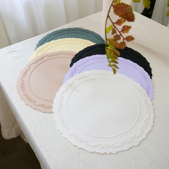 포시엘라 실리콘 방수 식탁 매트 테이블 매트 깔개 패드 북유럽 원형 8,900원