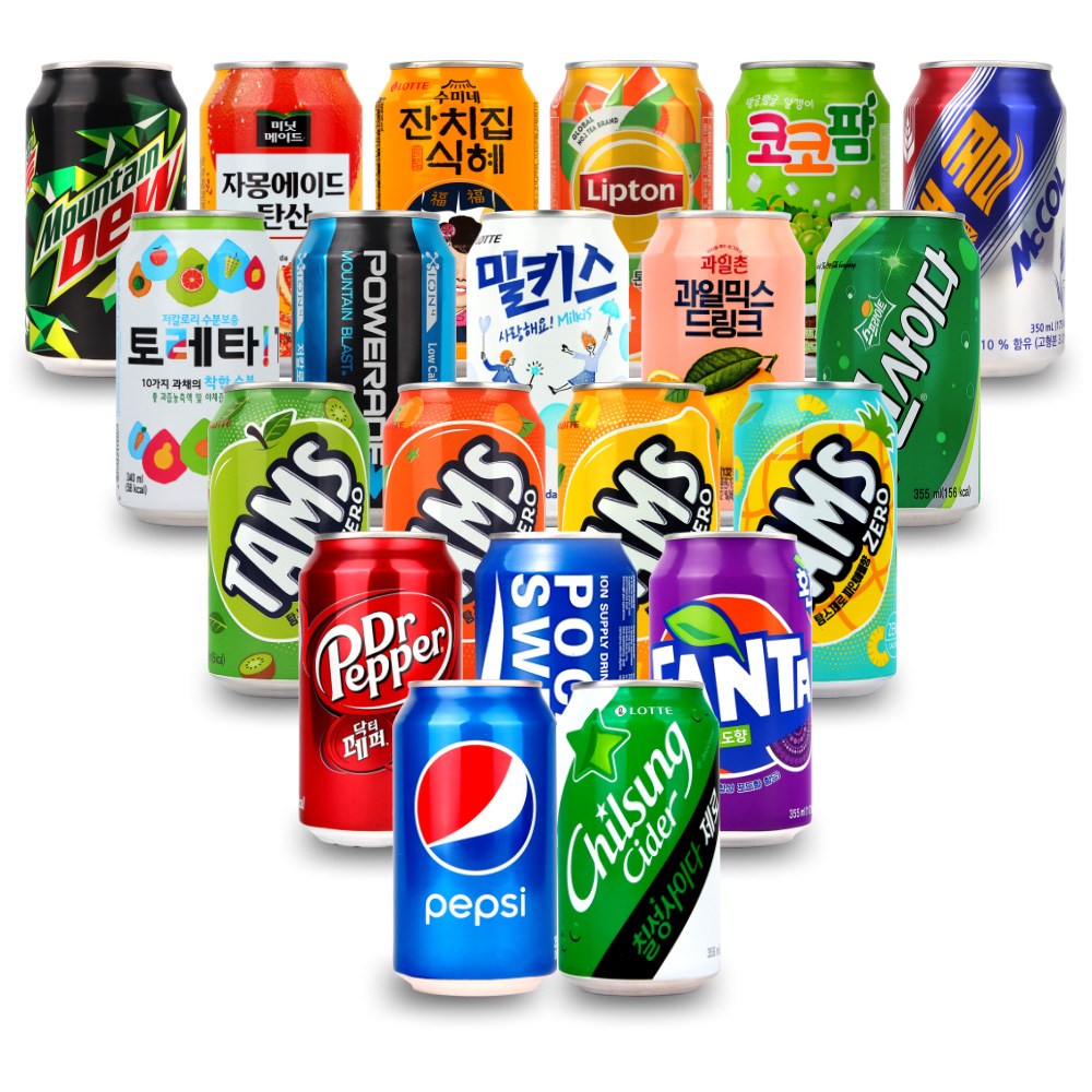 [뚱캔박스세트 20캔입] 버라이어티S세트 20캔 럭키박스 16,900원