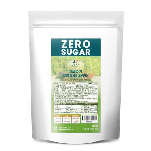 아레스 제로슈가 말차 라떼 파우더, 1개, 1개입, 500g 16,900원