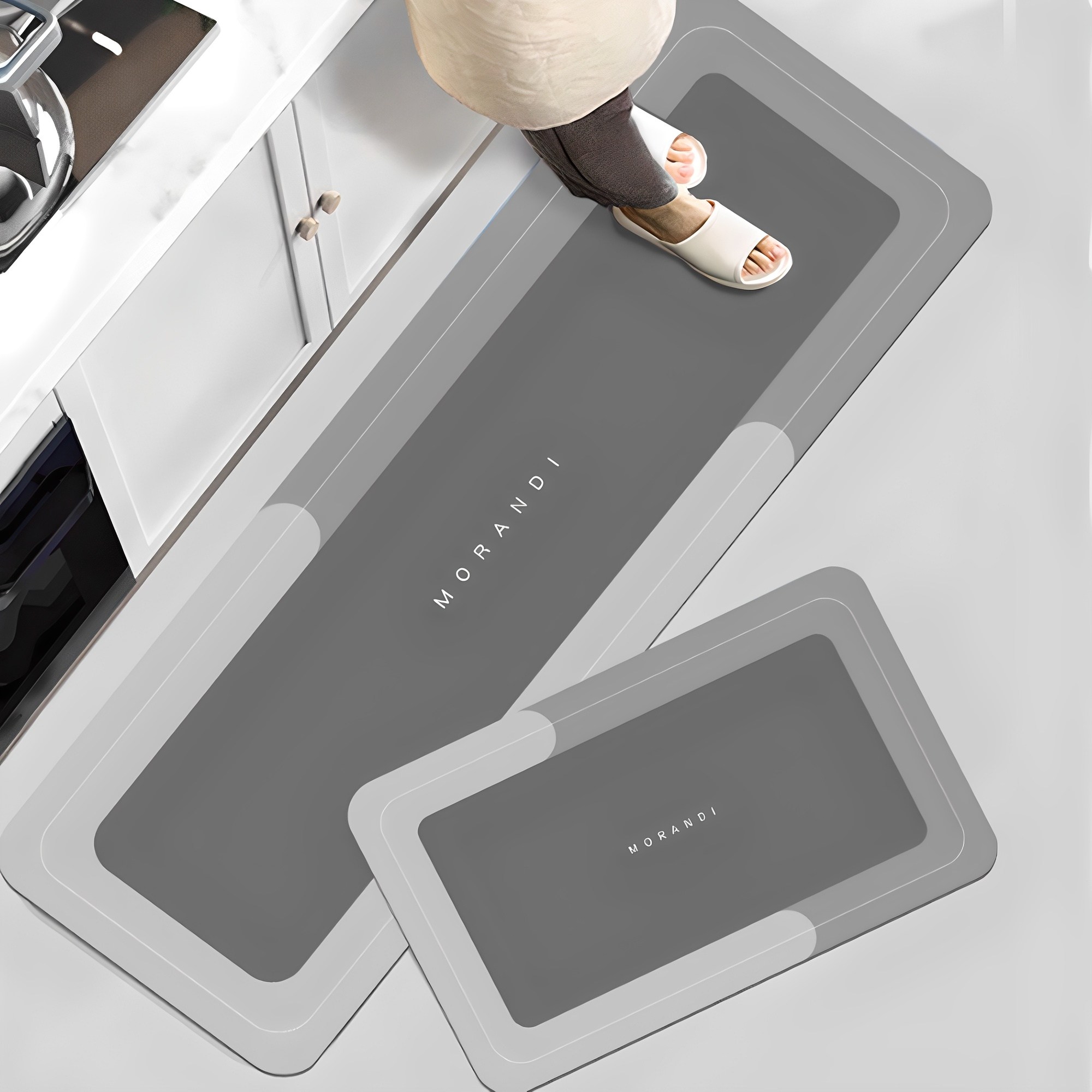 우아한클릭 2종세트 빨아쓰는 소프트 규조토 주방매트 12,500원