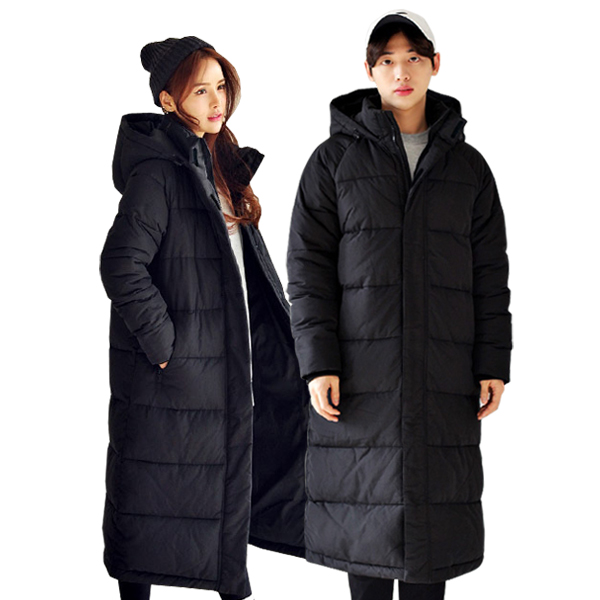바이얼리 남녀공용 넉넉한 충전재 충분한 기장 롱패딩 49,800원