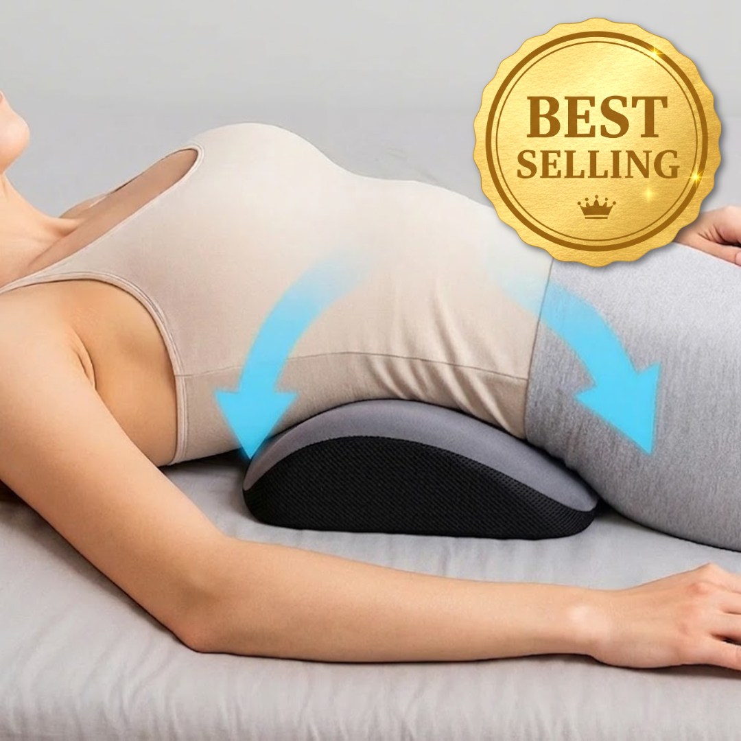 에이트몰 인체공학설계 허리베개, 그레이 10,000원