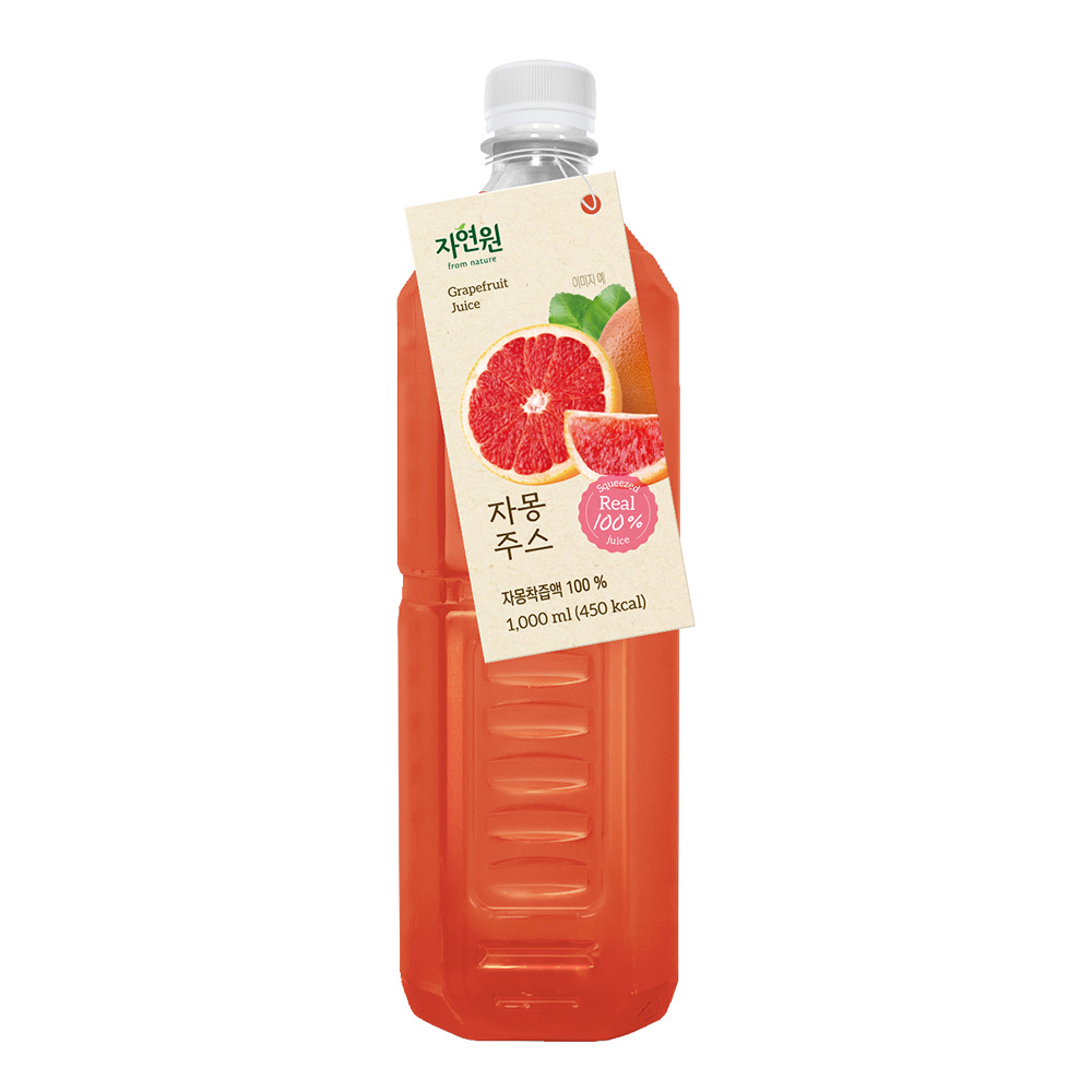자연원 자몽주스, 1개, 1L 9,890원