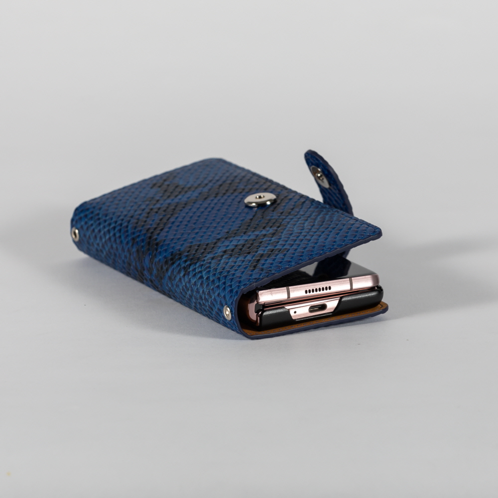 본아띠 갤럭시 Z폴드4 (F936N) 천연소가죽 제니스 아나콘다 뱀패턴 지갑형 다이어리 핸드폰케이스 47,100원