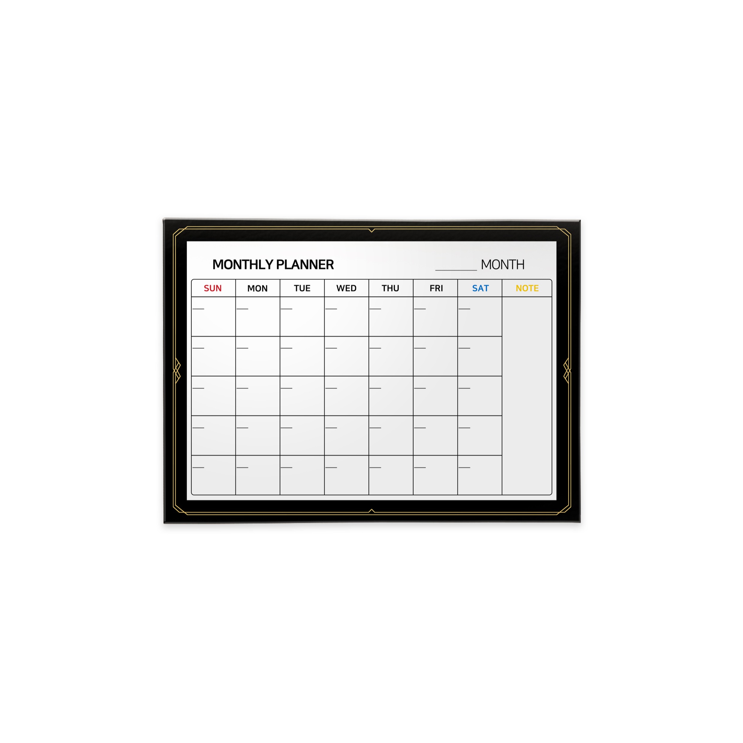 마이보드 투명 강화유리 스케줄 화이트 보드 골드라인1 매트실버, 알루미늄 128,000원