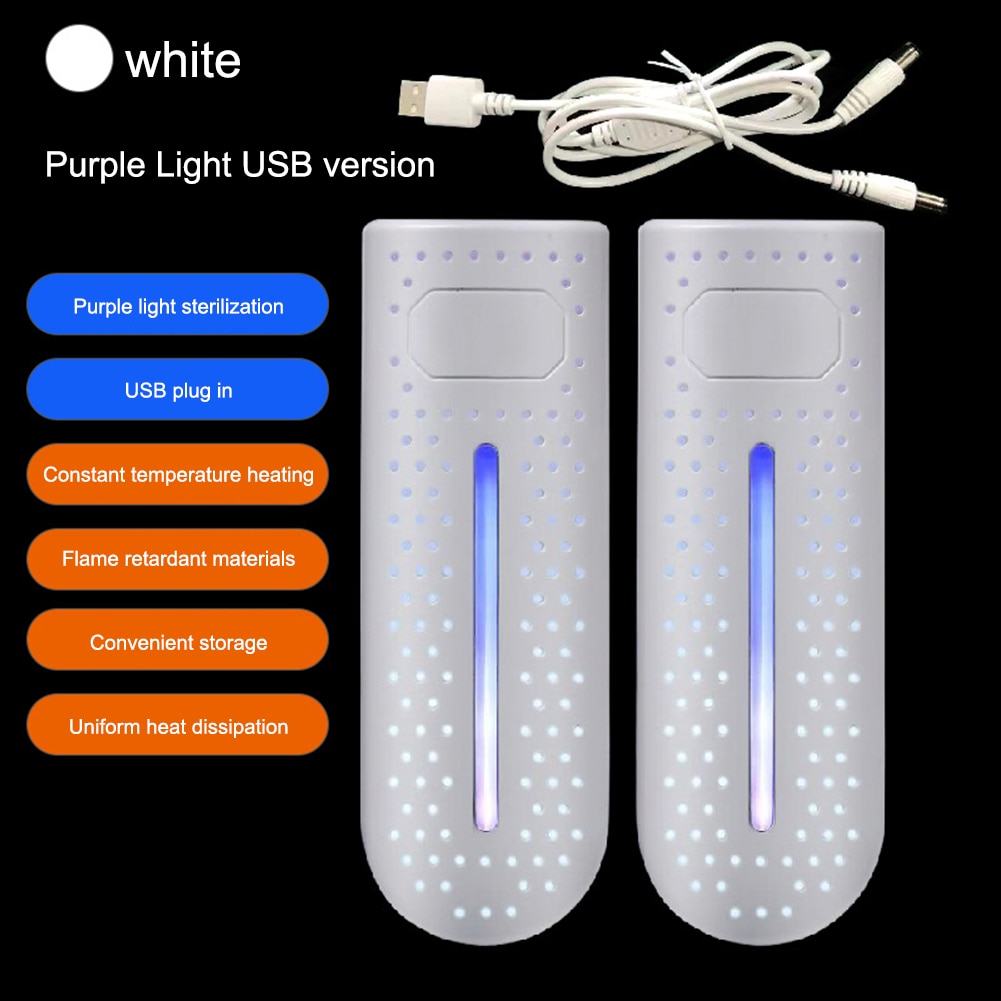 접이식 신발 건조기 5W 탈취기 제습 장치 UV 라이트 빠른 건조 발 히터 USB 충전 전기 신발 건조기 12,810원