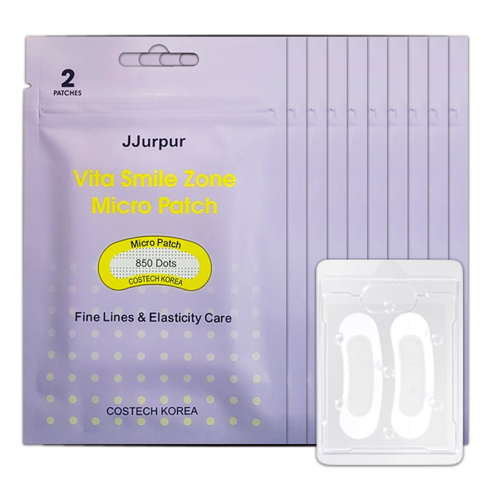 쯔르프르 비타 스마일존 마이크로패치 팔자주름 눈밑 1set, 10개, 1개입 65,710원