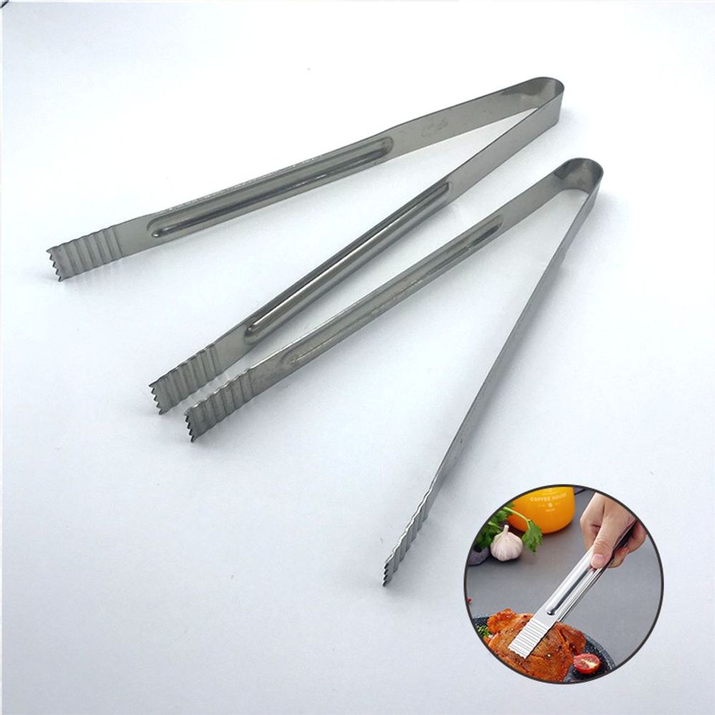 스텐 요리 주방 캠핑 바베큐 물결 집게 30cm DD-10660 2,860원