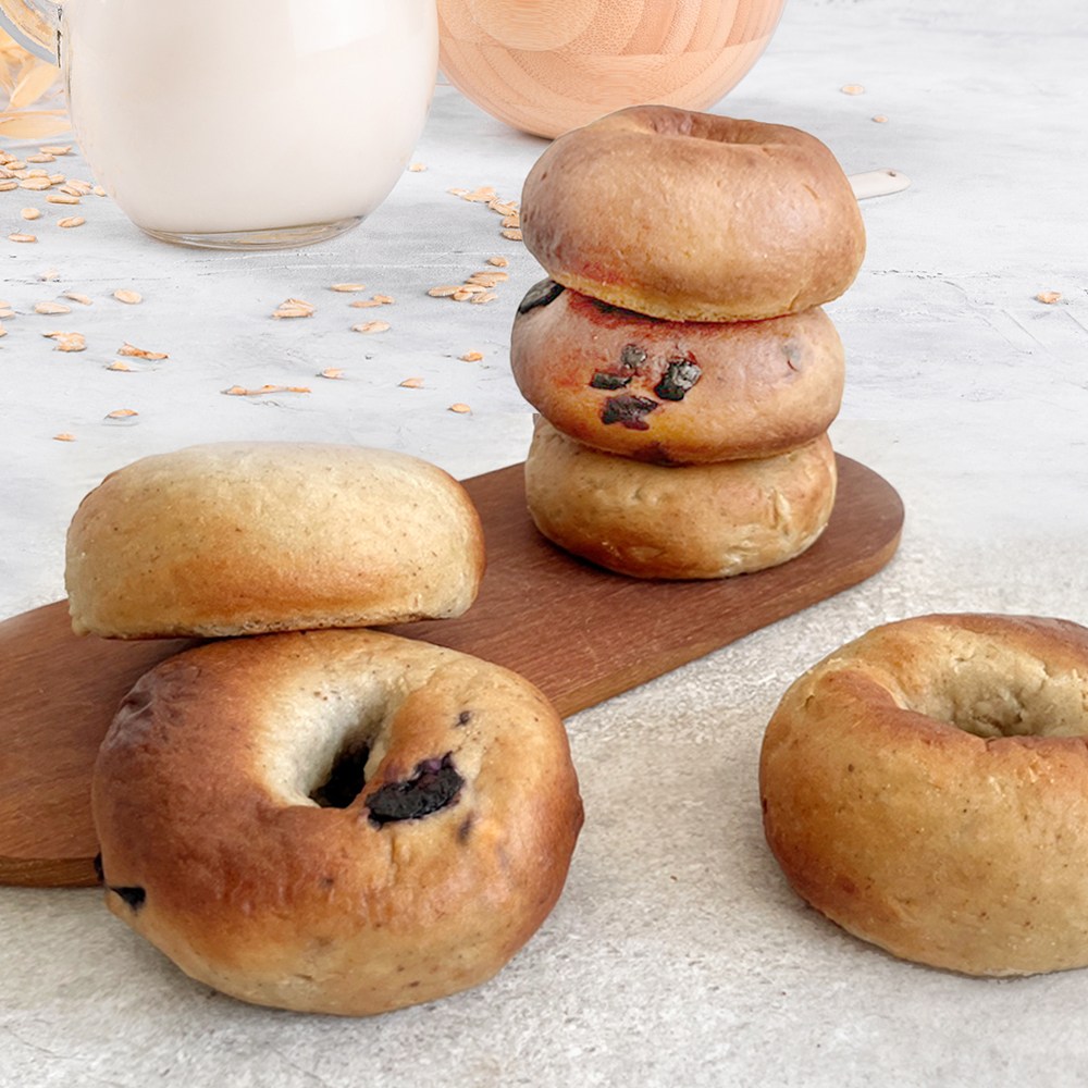 꼬타루 저당 고단백 15g 귀리 베이글 글루텐프리 비건 블루베리 당일생산 1세트(140g *5개) 47,370원