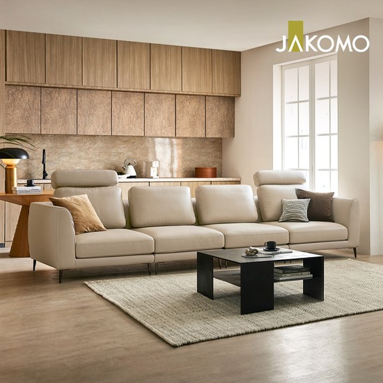 비기닝 모듈 6인 천연면피 소가죽 소파 3,590,000원