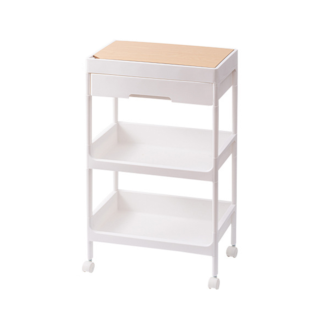 21세기트랜드 선반형 수납 트롤리, 화이트, 3단 35,500원