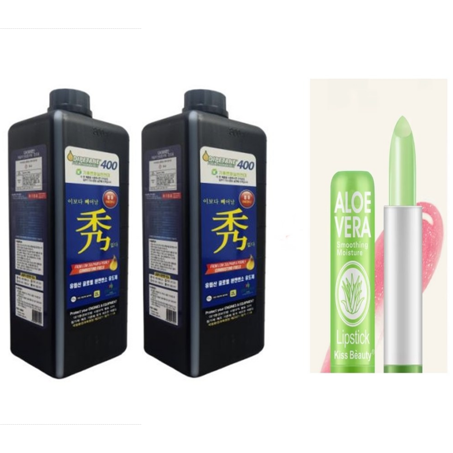 알로에 립밤 스틱세트(10000원상) 다이퍼테인 디젤경유연료첨가제 400-600리터용  DPF 클리너 SCR 클리너 배출가스 DPF 개선  연비향상 경유차소음 개선 2리터 X 2통 80,000원