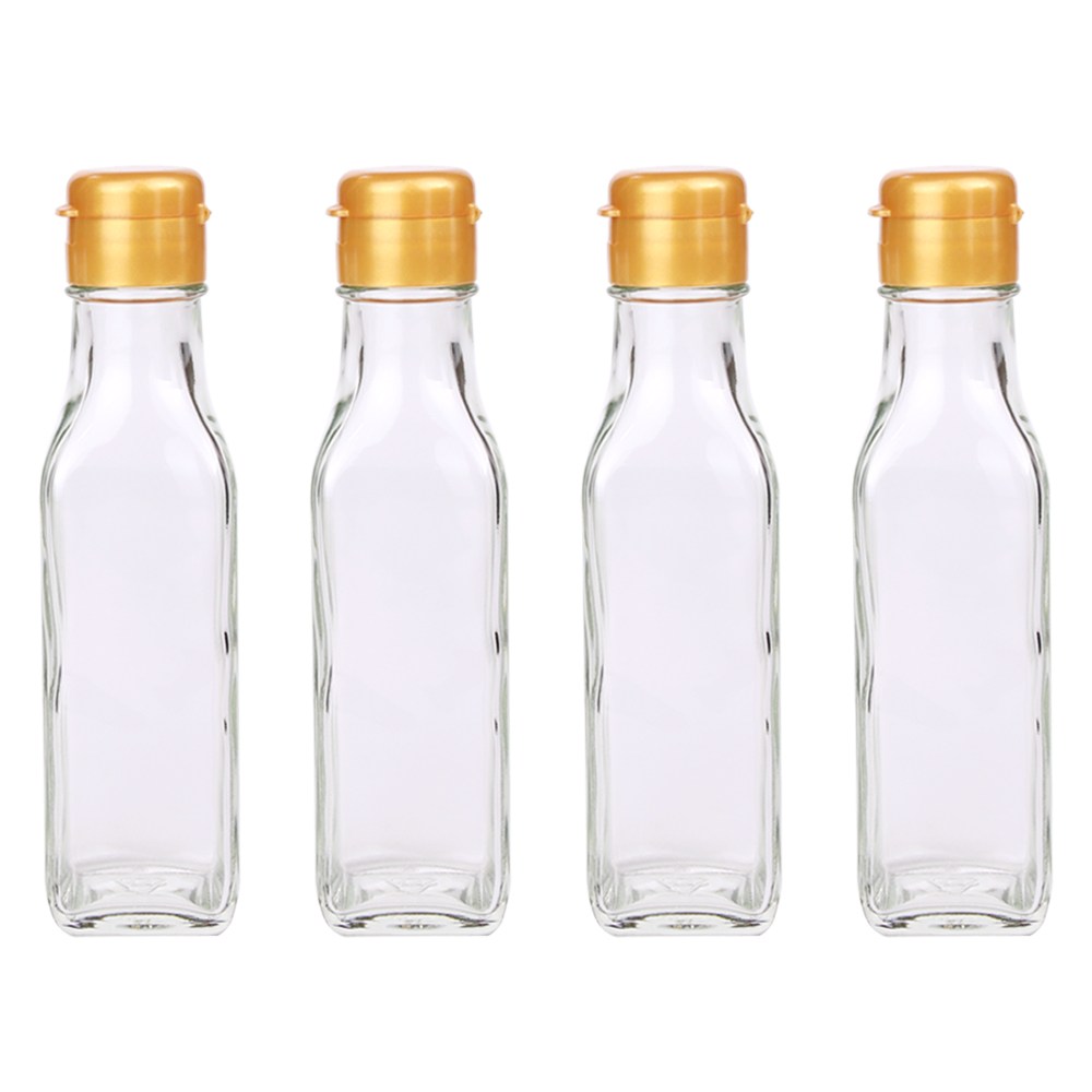 가인글로벌 사각기름병120FN 투명 유리병, 4개, 120ml 10,700원