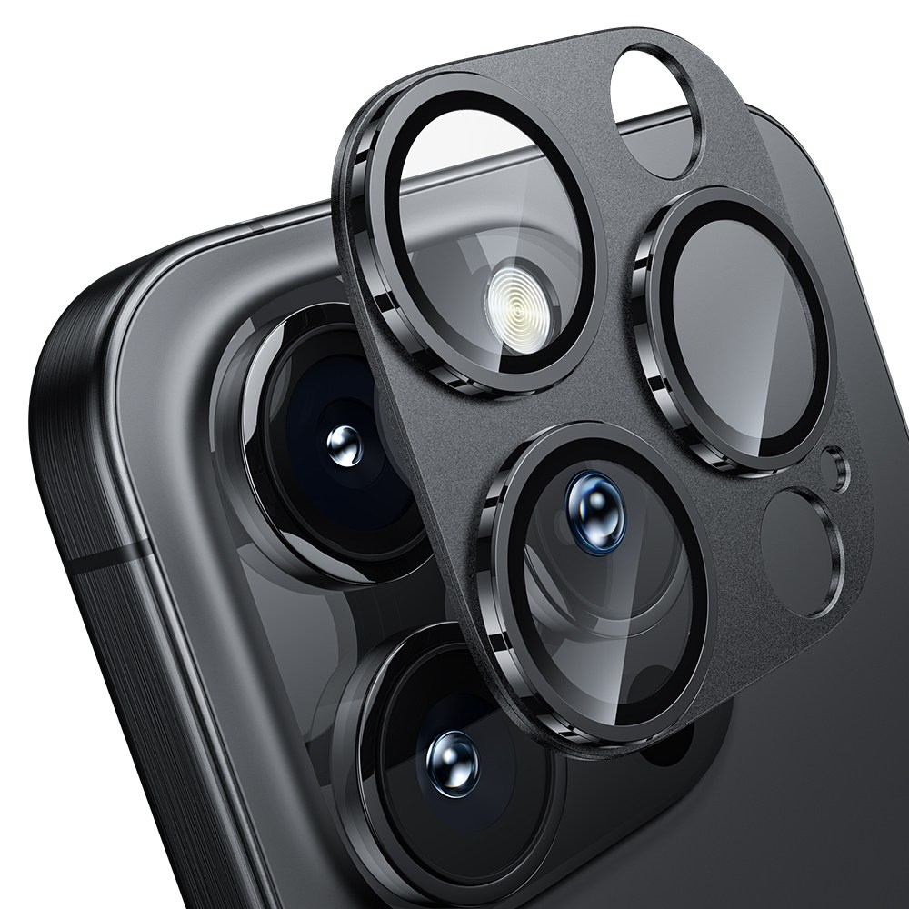 hoerrye 아이폰17 17프로 카메라 보호필름 고화질 풀커버 강화유리 메탈 보호필름 빛번짐 방지 깨짐 방지 일체형 카메라 렌즈 보호필름, 1세트 17,900원