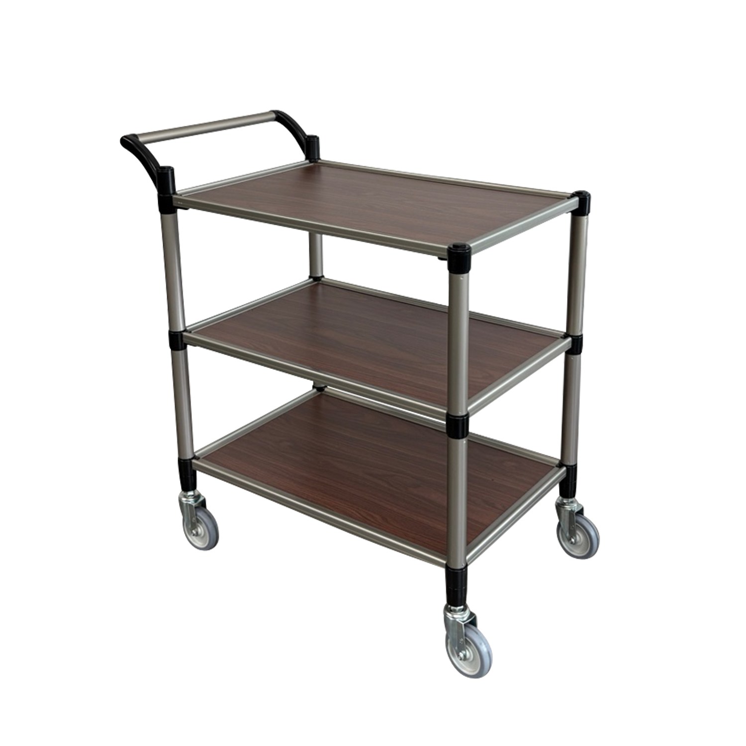 유런 3단 서빙카트 식당카트 운반카트, 월넛우드 125,500원