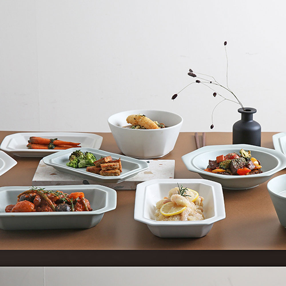 [시라쿠스] 네이처 도자기 그릇 18타입 2색상 (네이처화이트/네이처그레이), 02. 네이처 그레이 19,400원