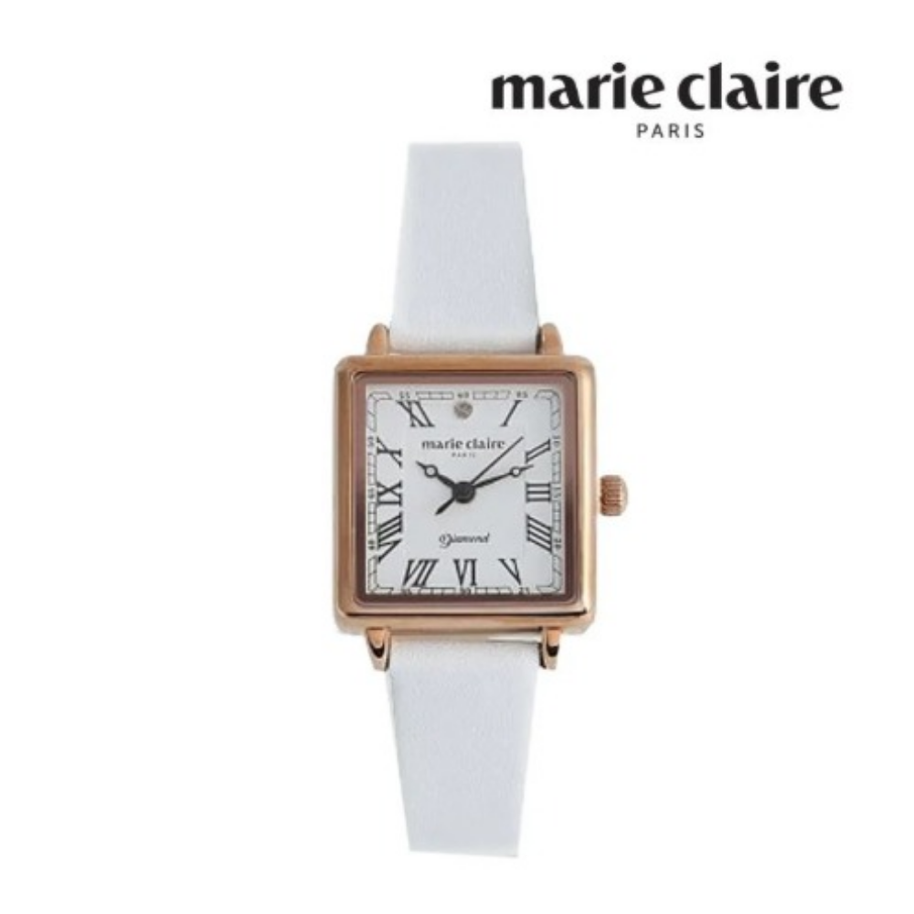 마리끌레르 리얼 다이아몬드 여성 여자 클래식 고급 패션 잡화 가죽 손목 워치 시계 MCLA 003 LWH LRD LPK 499,000원