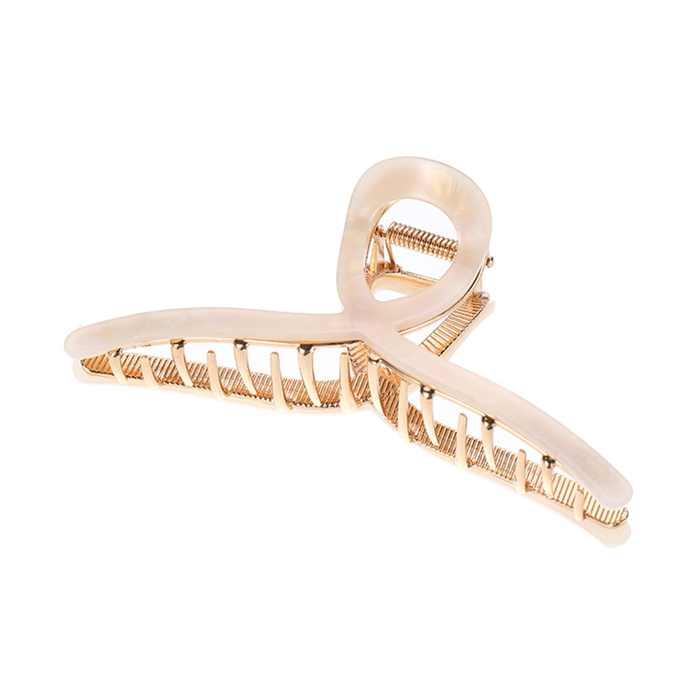 수스다 빅사이즈 메탈 꼬임 셀룰로오스 마블 헤어 집게핀 13.5cm 4156 8,800원