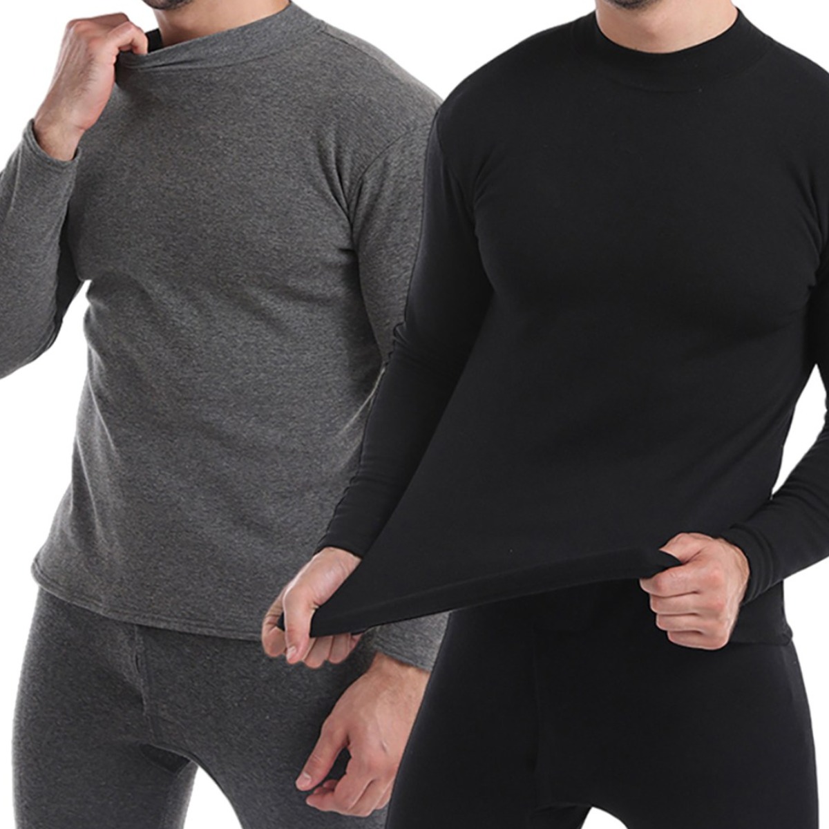 1+1 남자 가을 고급기모 내복 따뜻한 기모발열 내의 상하의 상하 세트 2P 23,800원