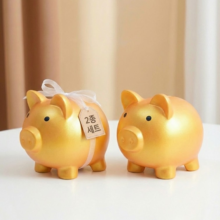 귀여운 황금 돼지 저금통 동전저금통 13,900원