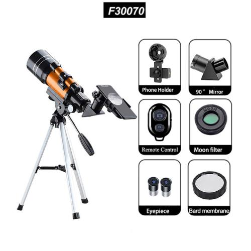 천문망원경 망원경 천체망원경 우주 천체 전문천문망원경 휴대용 토성 렌즈 천문학 초보자용 및 성인용 스마트폰 어댑터 생일 선물 150X 53,760원