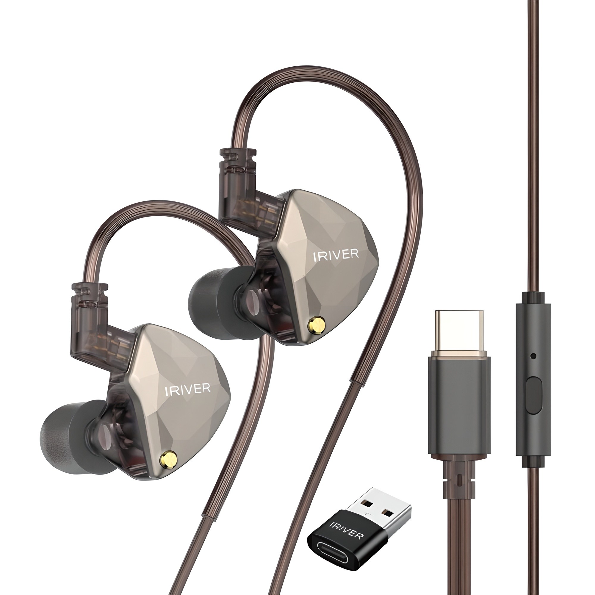 아이리버 서라운드 7.1 C타입 USB 유선 게이밍 이어폰 마이크, IGE-8D60C, 블랙 32,870원