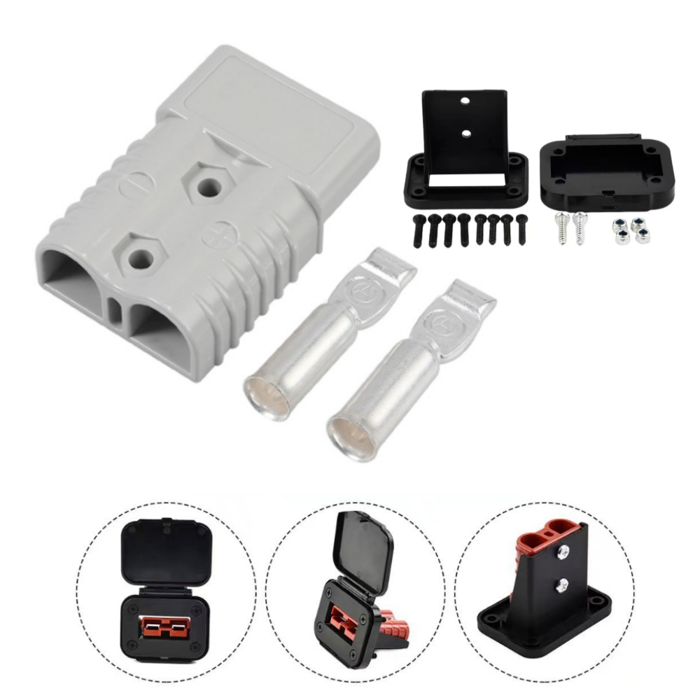리틀브릿지 앤더슨 커넥터 50A 지게차 배터리 인버터 단자 브라켓 커버 세트, 1개 5,500원
