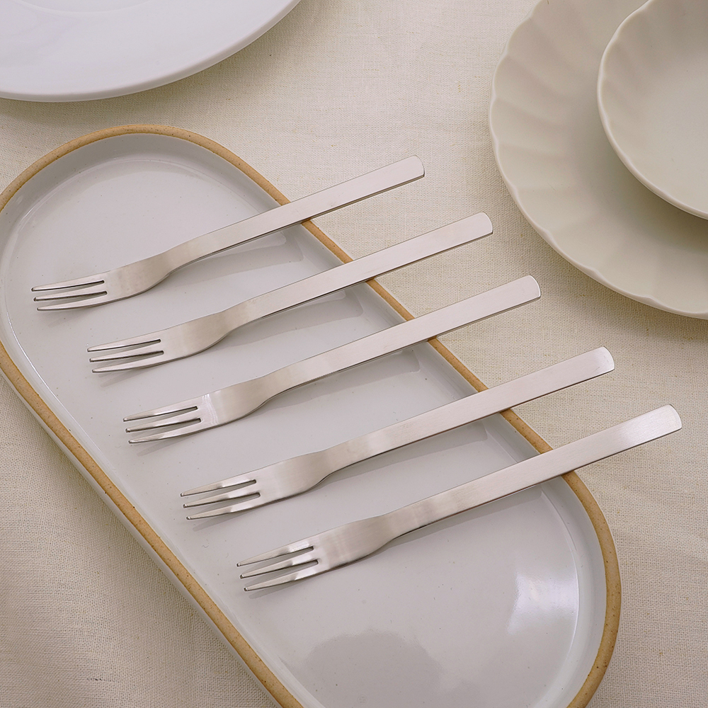 테이블아트 스마트 티포크, 실버, 5개 9,000원