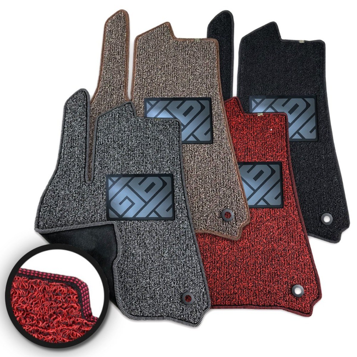 알브이모터스 실리콘발판 확장형 코일매트 제네시스 EQ900 호환용 1열+2열+트렁크 세트 119,000원