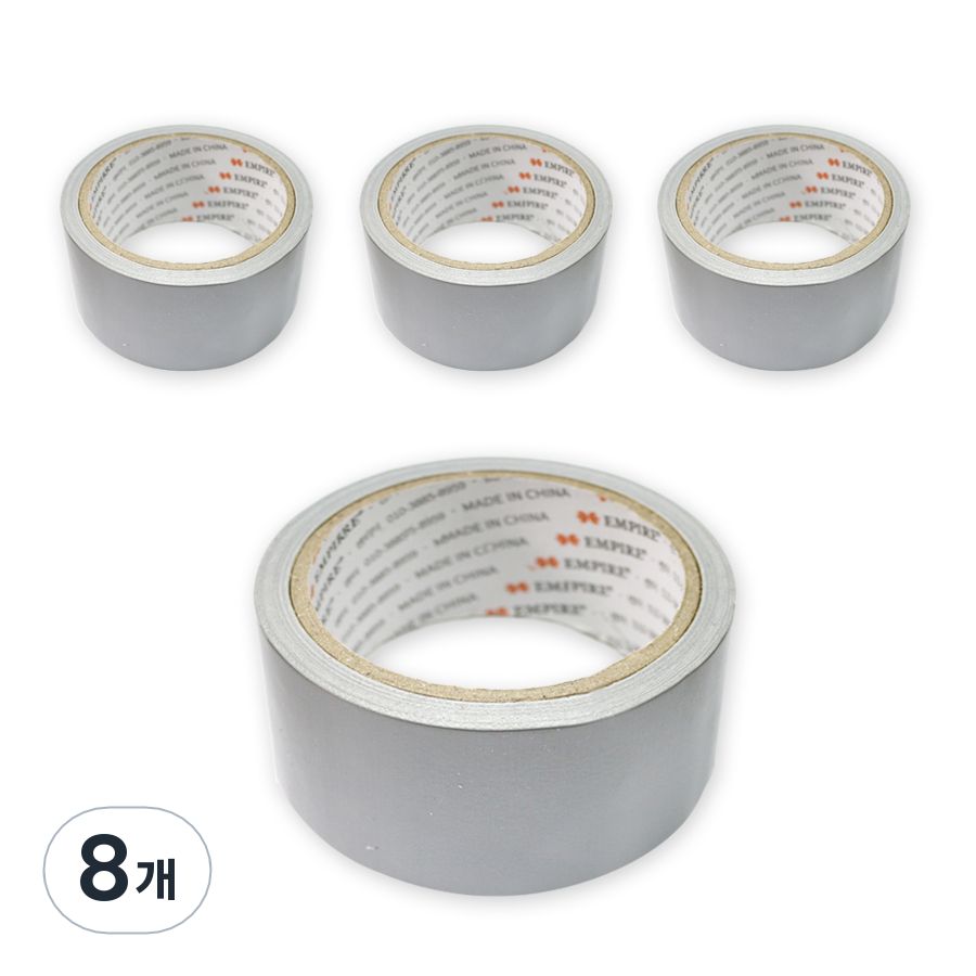 엠파이어 고급형 컬러 면테이프 48mm x 10m 회색 10,600원