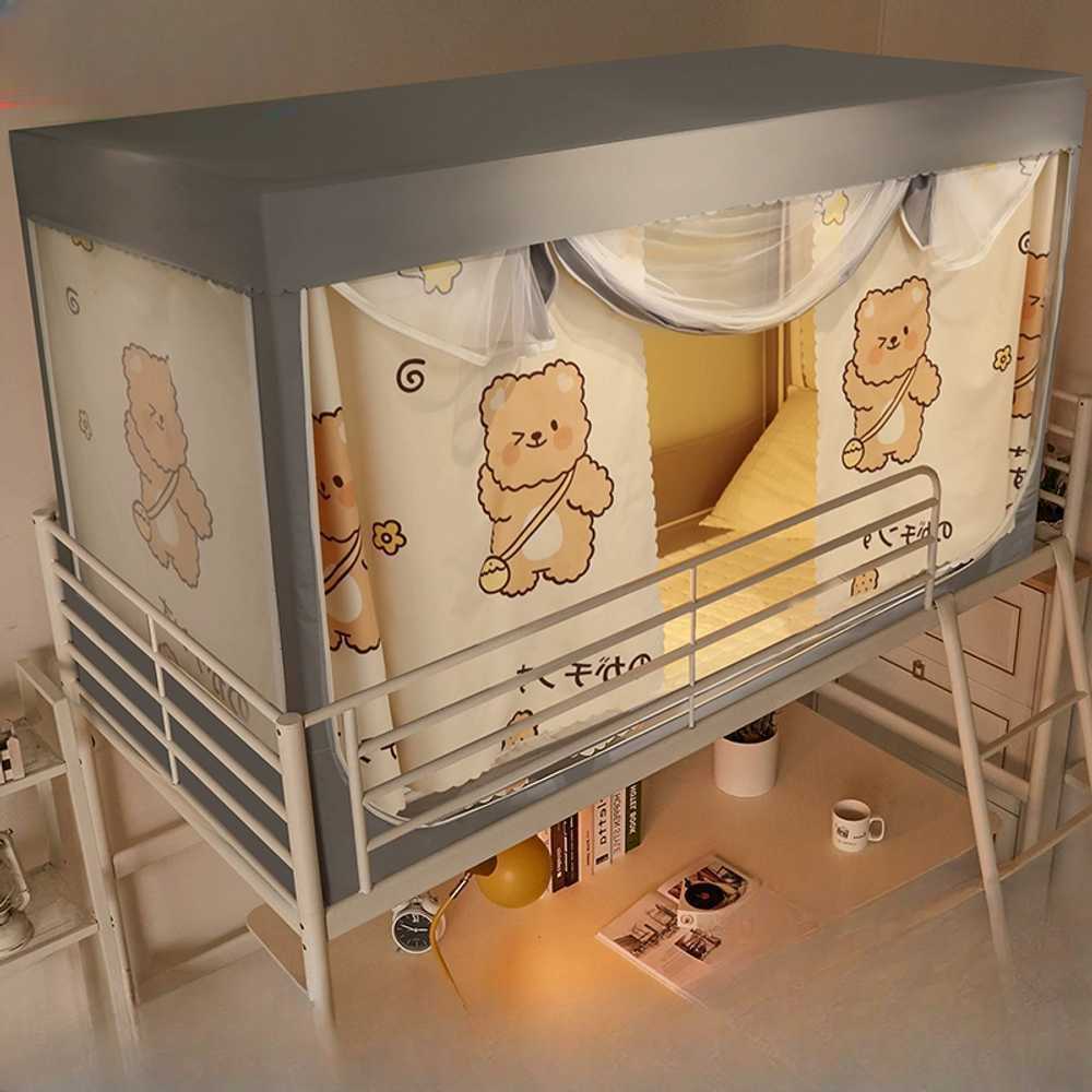 2층 침대 난방텐트 기숙사 암막 방한텐트 수면 사각 보온 싱글 28,000원