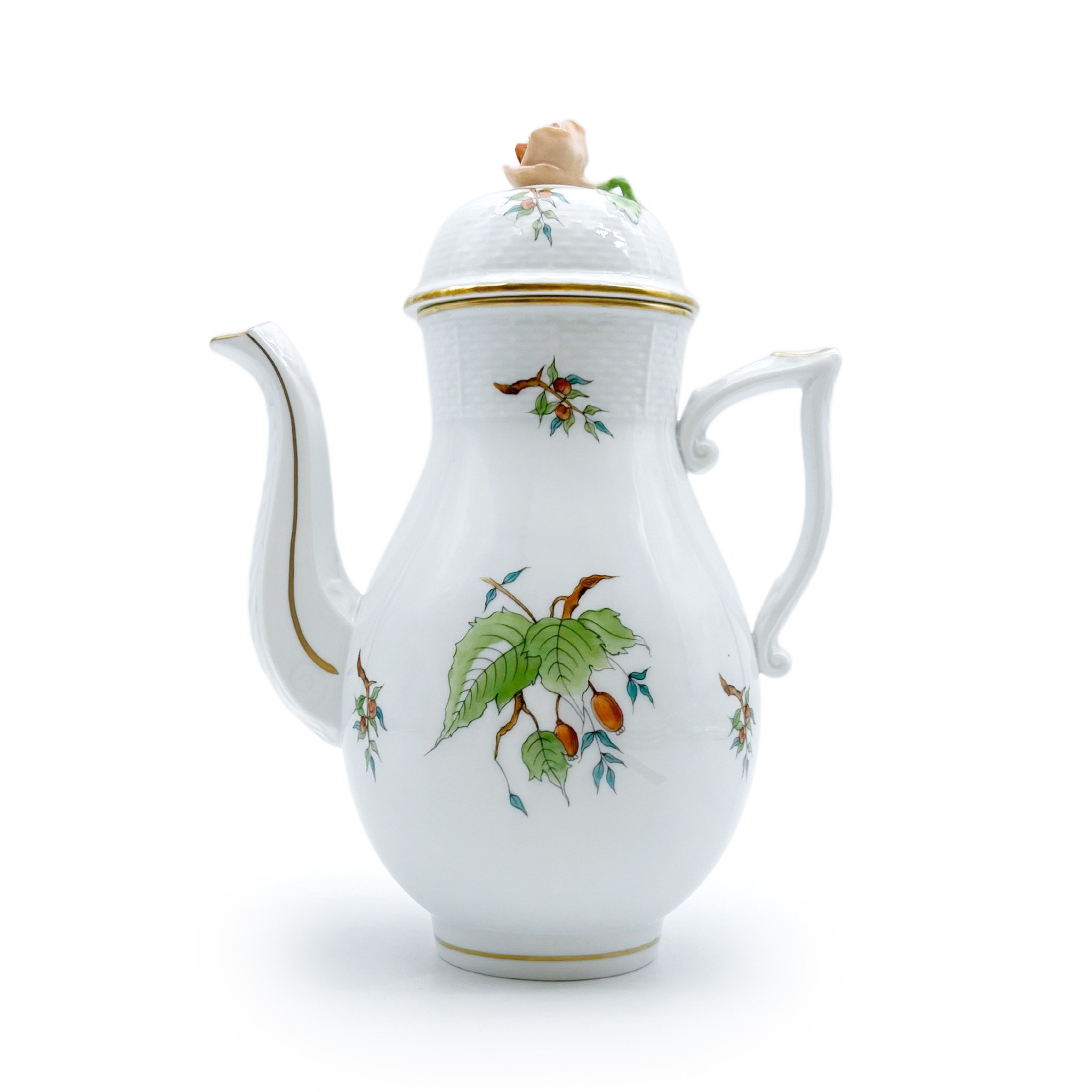 Antique 헤렌드 로즈힙 커피팟 헝가리 명품 티포트 수입 도자기 티팟 티타임 Herend 340,000원