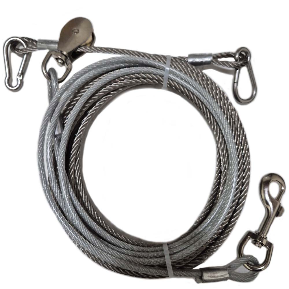 판매자직접제작 고려로프,스텐와이어개줄,스텐개줄10미터,애견스텐줄,10미터이동줄 58,000원