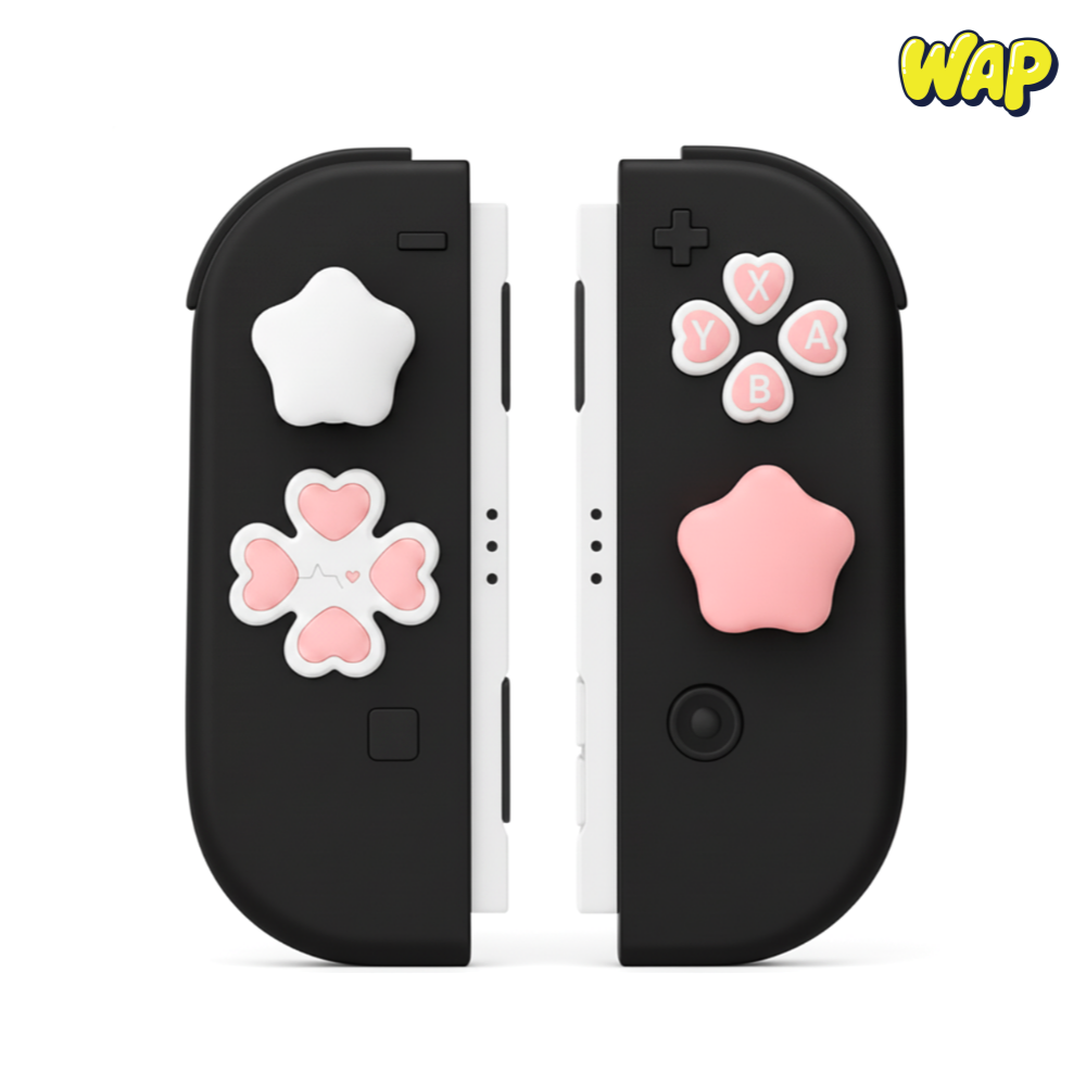 WAP 닌텐도 스위치2 조이콘 스틱커버 버튼커버 실리콘 악세사리 7,110원