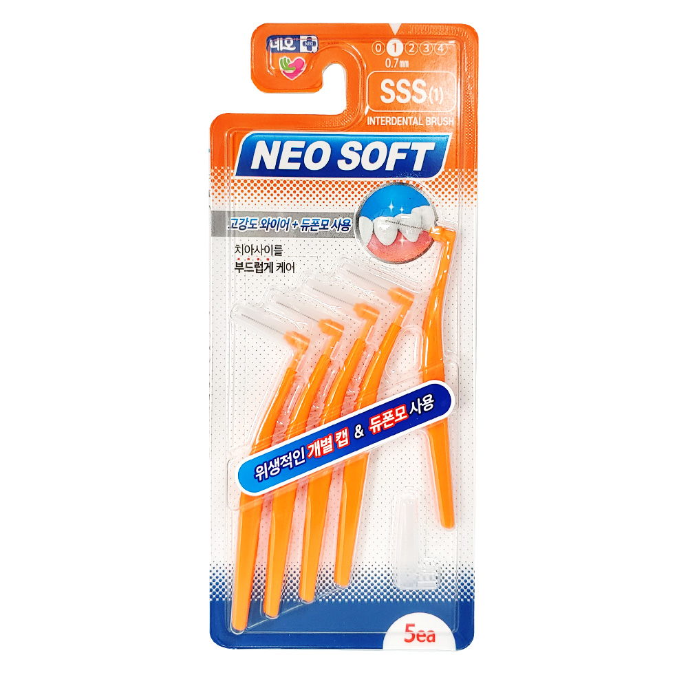 네오 소프트 치간칫솔 L자타입 SSS_5P, 4개 12,000원