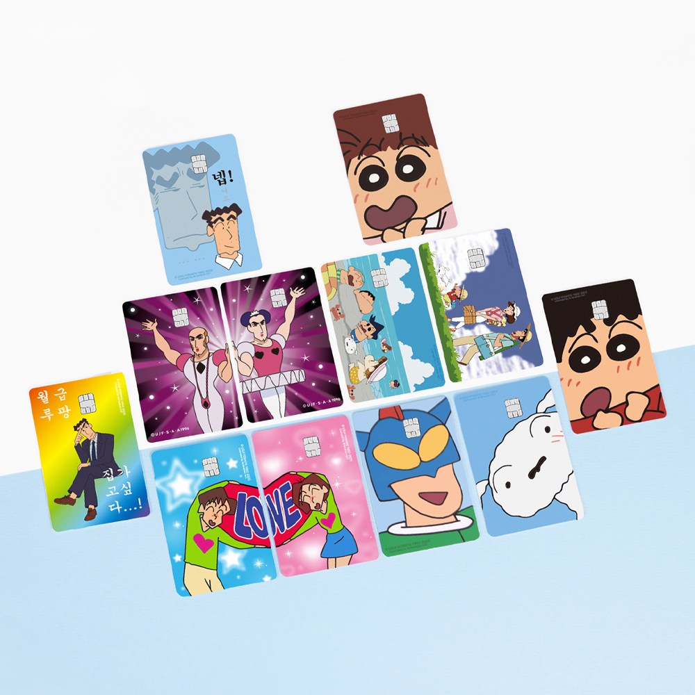 짱구는못말려 1+1 카드스티커 신용 교통 체크, 1개, 짱구 5,880원