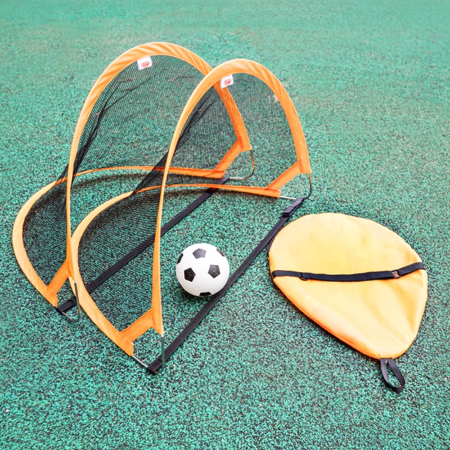 아이워너 짐앤키즈 미니 팝업 축구골대 세트 원터치 간편설치 실내외 어린이 유아축구 접이식 골대 18,900원