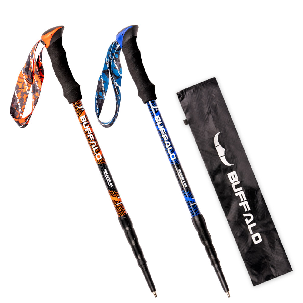 버팔로 4단 초경량 등산스틱 7075 2개1세트, 레드, 1세트 44,900원