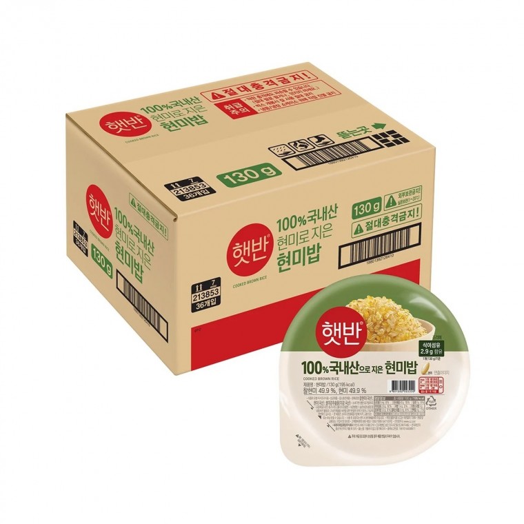 CJ 햇반 100% 국내산 현미밥 130g x 36개, 1g, 1개 70,870원