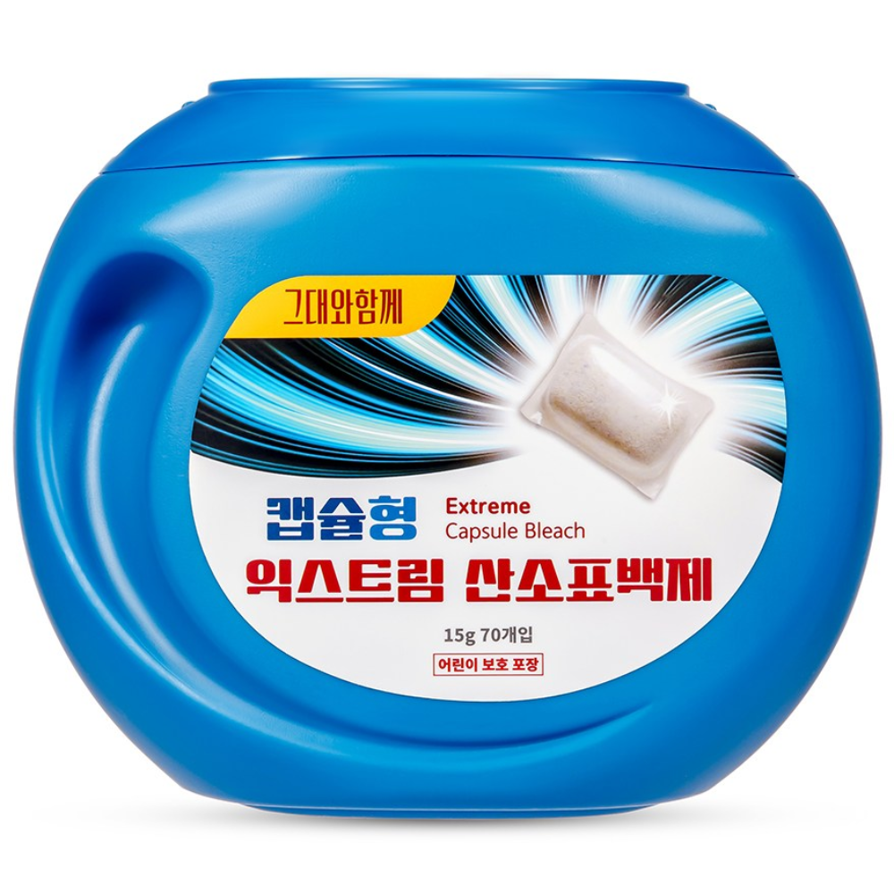 그대와함께 익스트림 캡슐형 산소표백제 과탄산소다 70개입 1+1, 2개, 1kg 19,920원