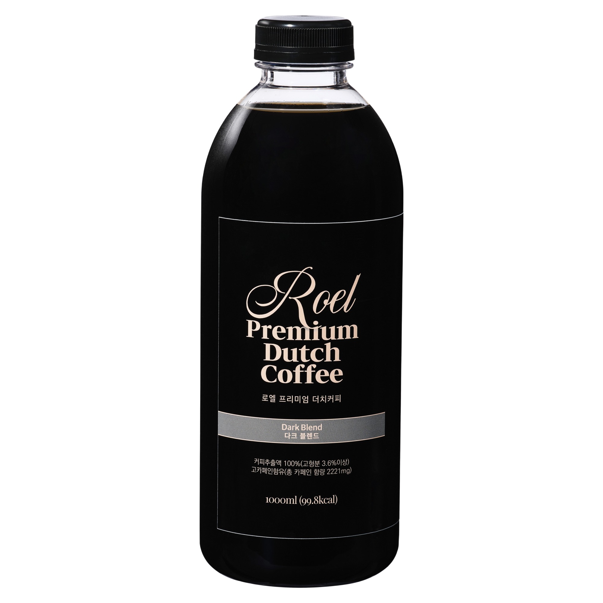 로엘 더치커피 콜드브루 원액 다크 블렌드, 1L, 1개입, 1개 11,400원