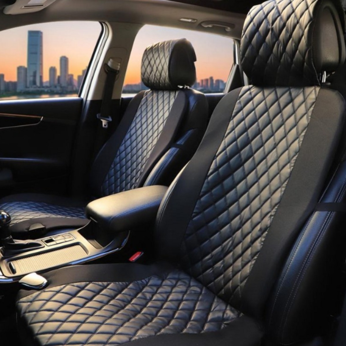 카모아 블랙 퀼팅 차량용 열선시트 뒷좌석 2열 온열매트 차박 온열시트 시거잭 전기매트, (조수석-12V) 블랙 퀼팅 열선시트, 1개 35,900원