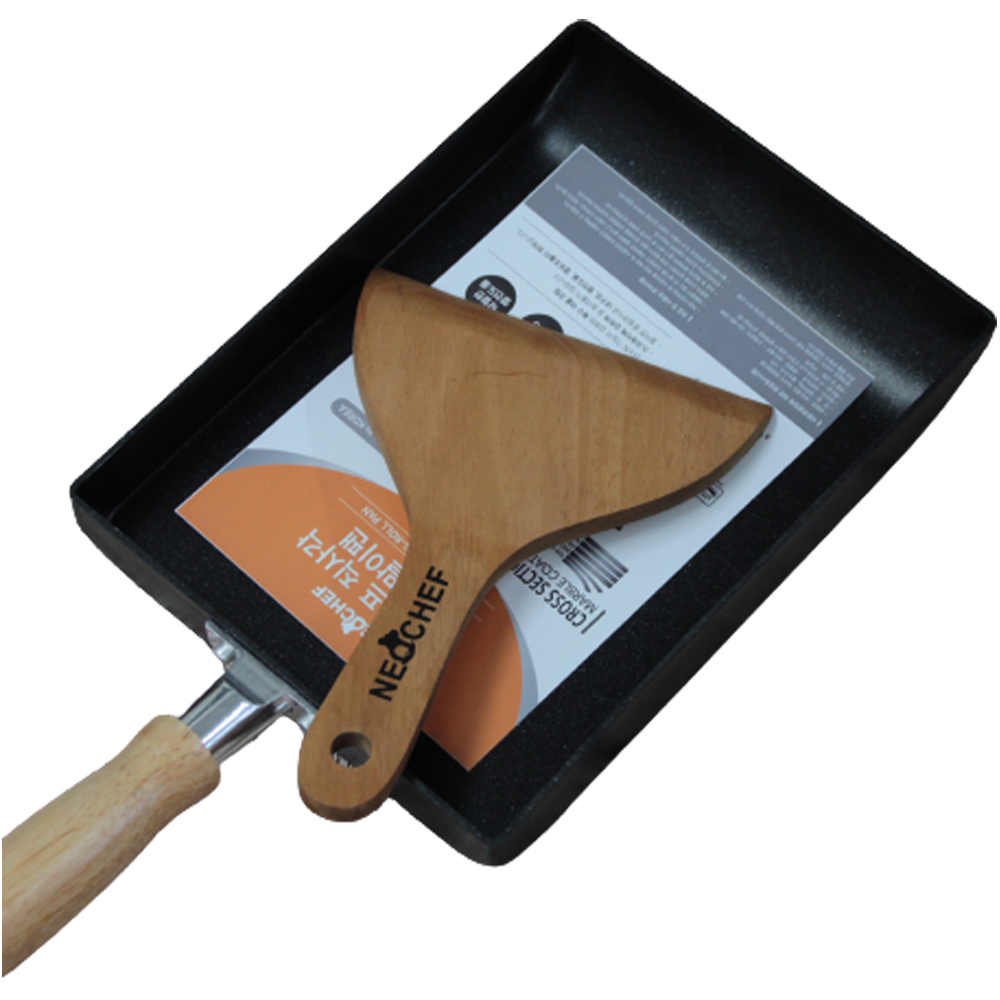 네오셰프 직사각 계란말이팬 대 + 우드주걱, 26cm, 1개 23,900원