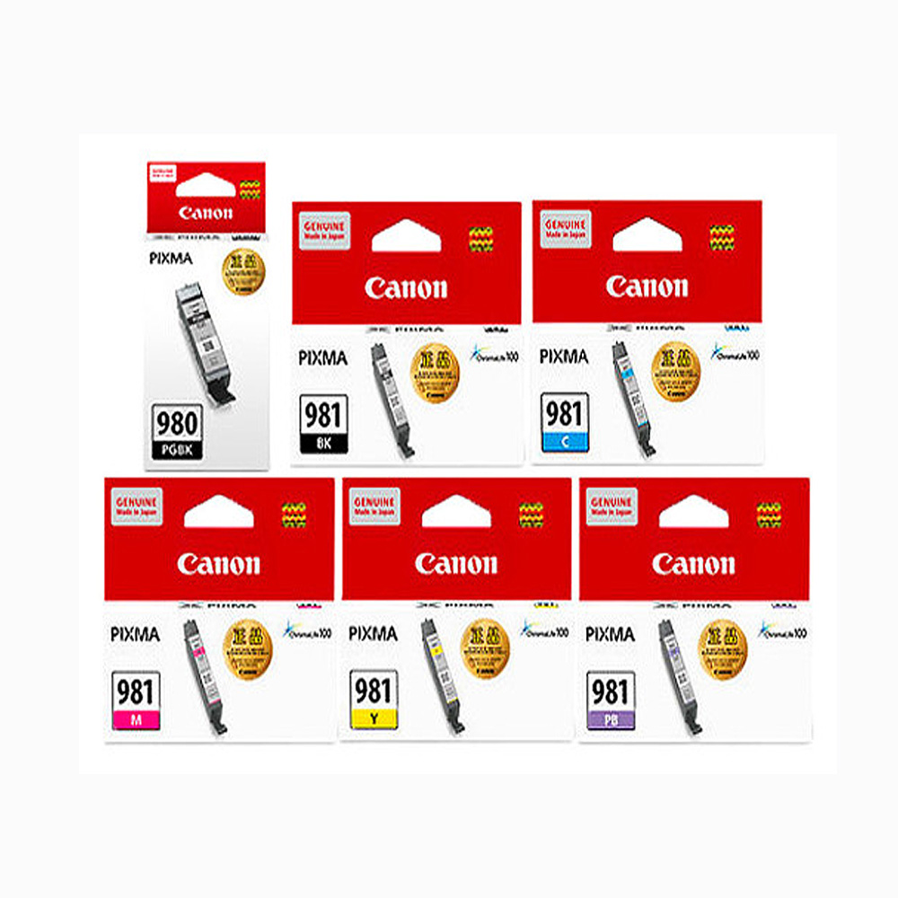 캐논 정품잉크 PGI-980 CLI-981 TS8290 TS8190 TS8298 TS9590 TS709 옵션선택, 1개, PGI-980+CLI981 (6색세트) 120,610원