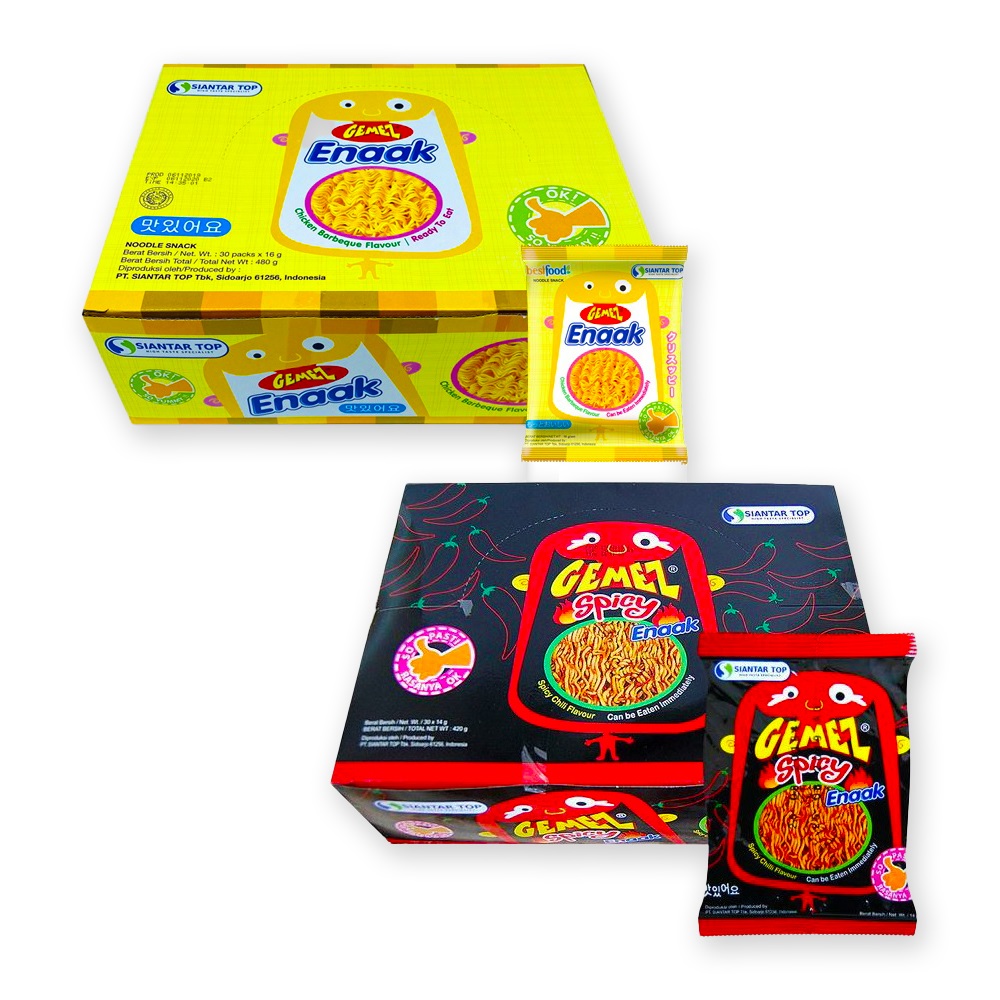에낙 게메즈 오리지날 16g 30p + 스파이시 14g 30p 라면땅 과자 뿌셔뿌셔 18,990원
