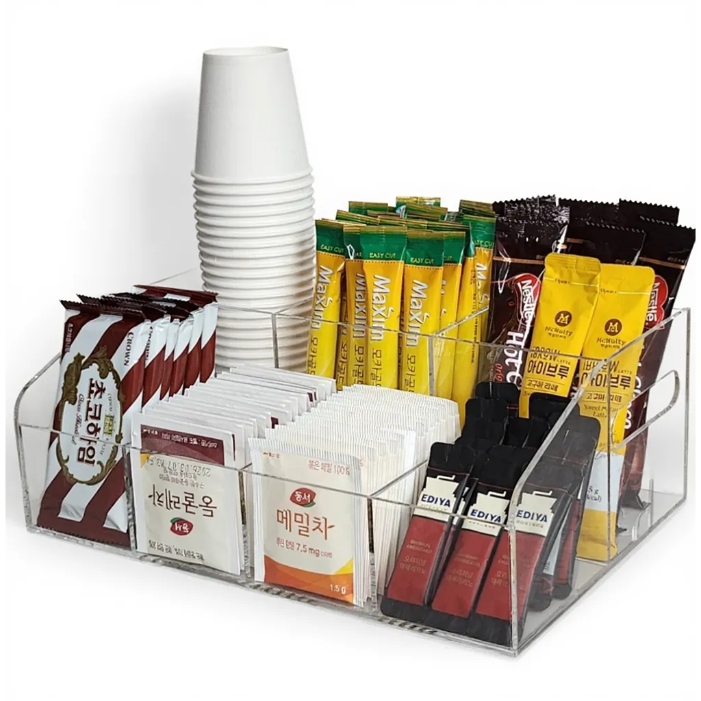 투더 탕비실 정리함 아크릴 보관케이스, 1개, 투명 24,500원