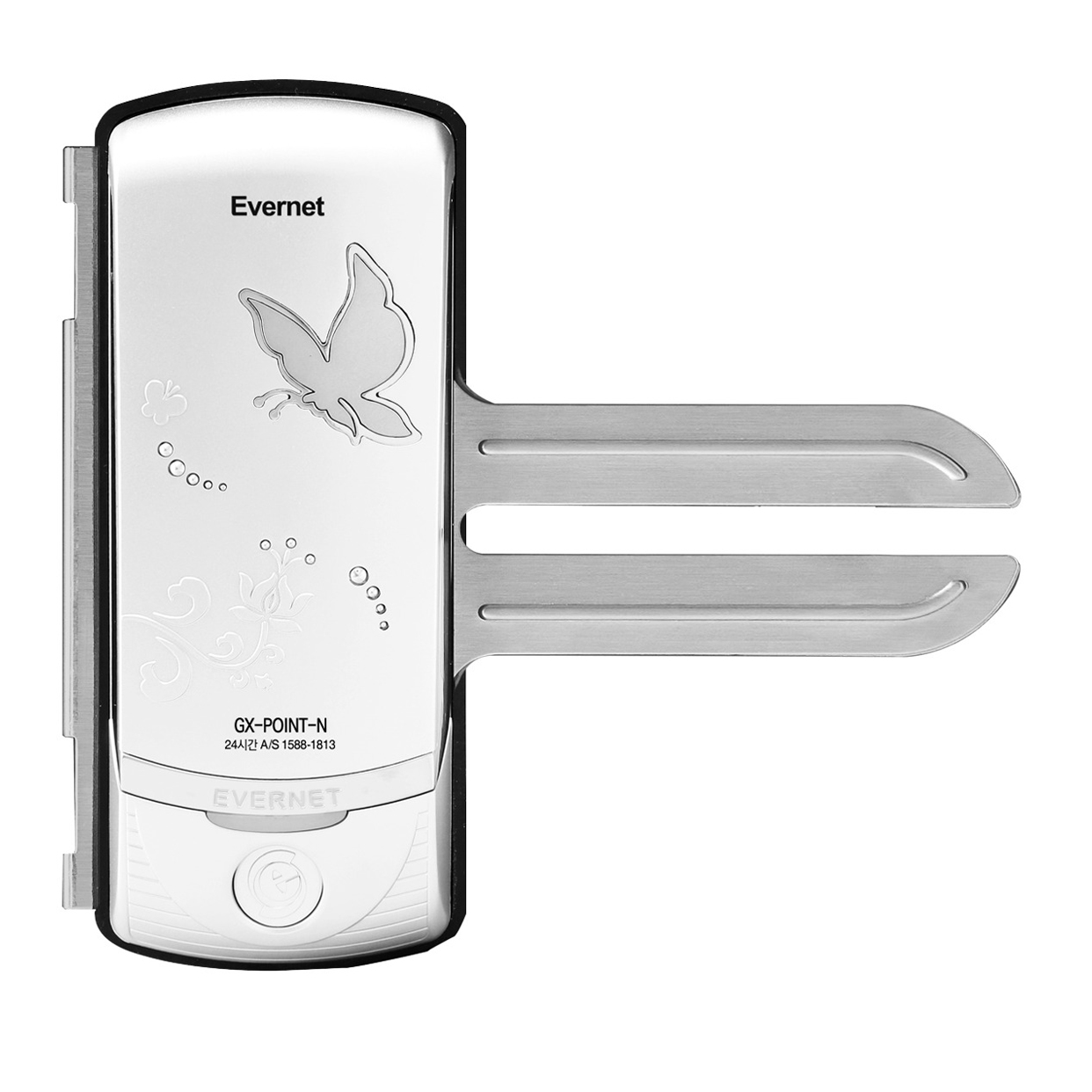 에버넷 커버형 유리문 전용 보조키 손잡이 없음 도어락 51,000원