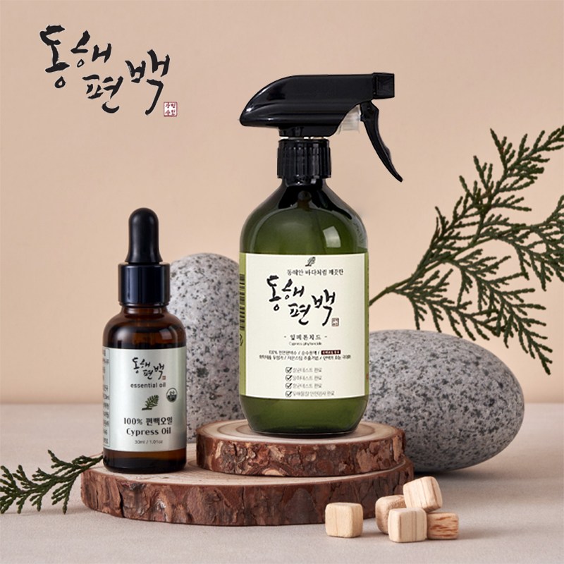 동해편백 순수 편백수 피톤치드 살균 탈취 스프레이 편백나무 원액 오일 6,900원