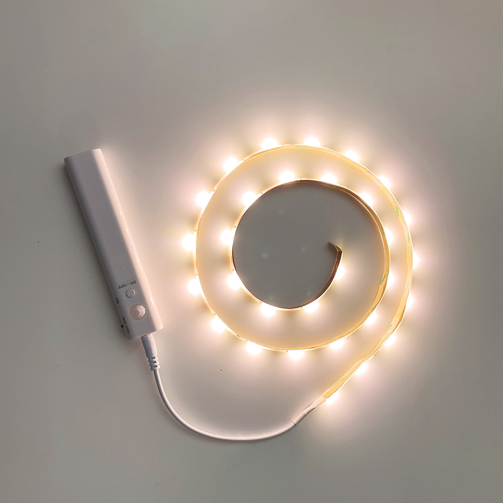 [USB] 잘라쓰는 LED 라인 모션 센서등/동작감지/간접조명, 1개, 노랑 USB 7,500원